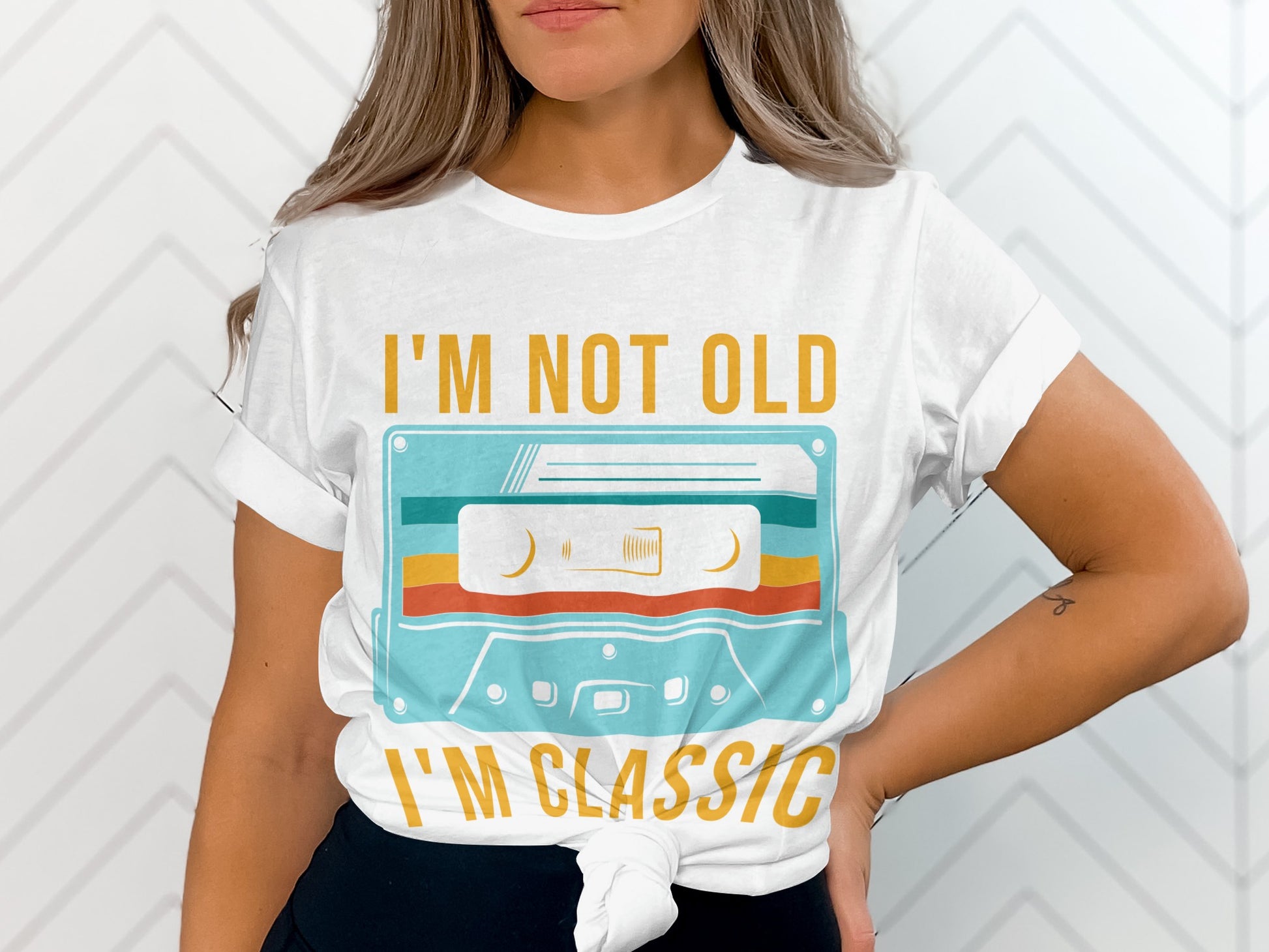 I'm Not Old I'm Classic Retro Cassette Graphic Tee