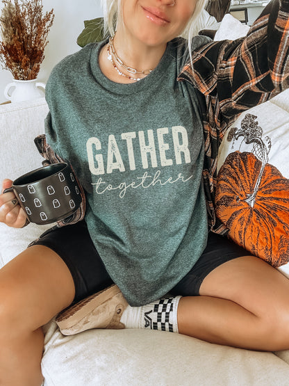 Gather Together Print Casual Top Product