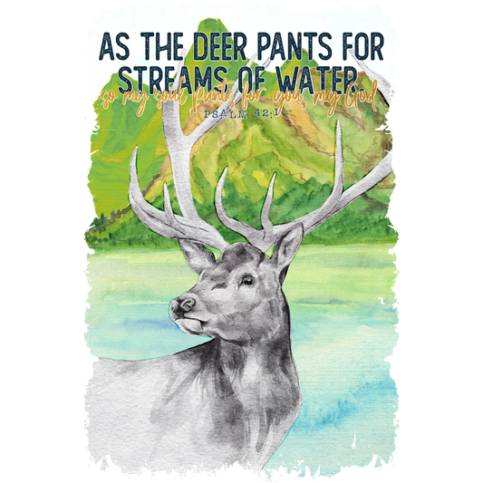 As the Deer Pants for Streams of Water Psalm 42:1 product