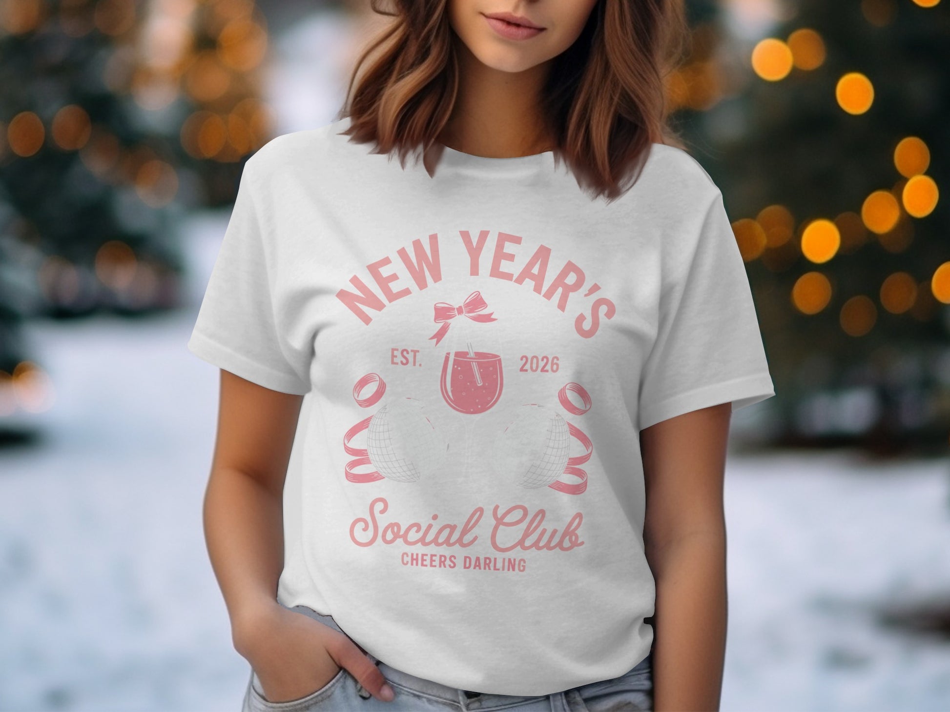 New Year's 2026 Social Club Cheers Darling T-shirt