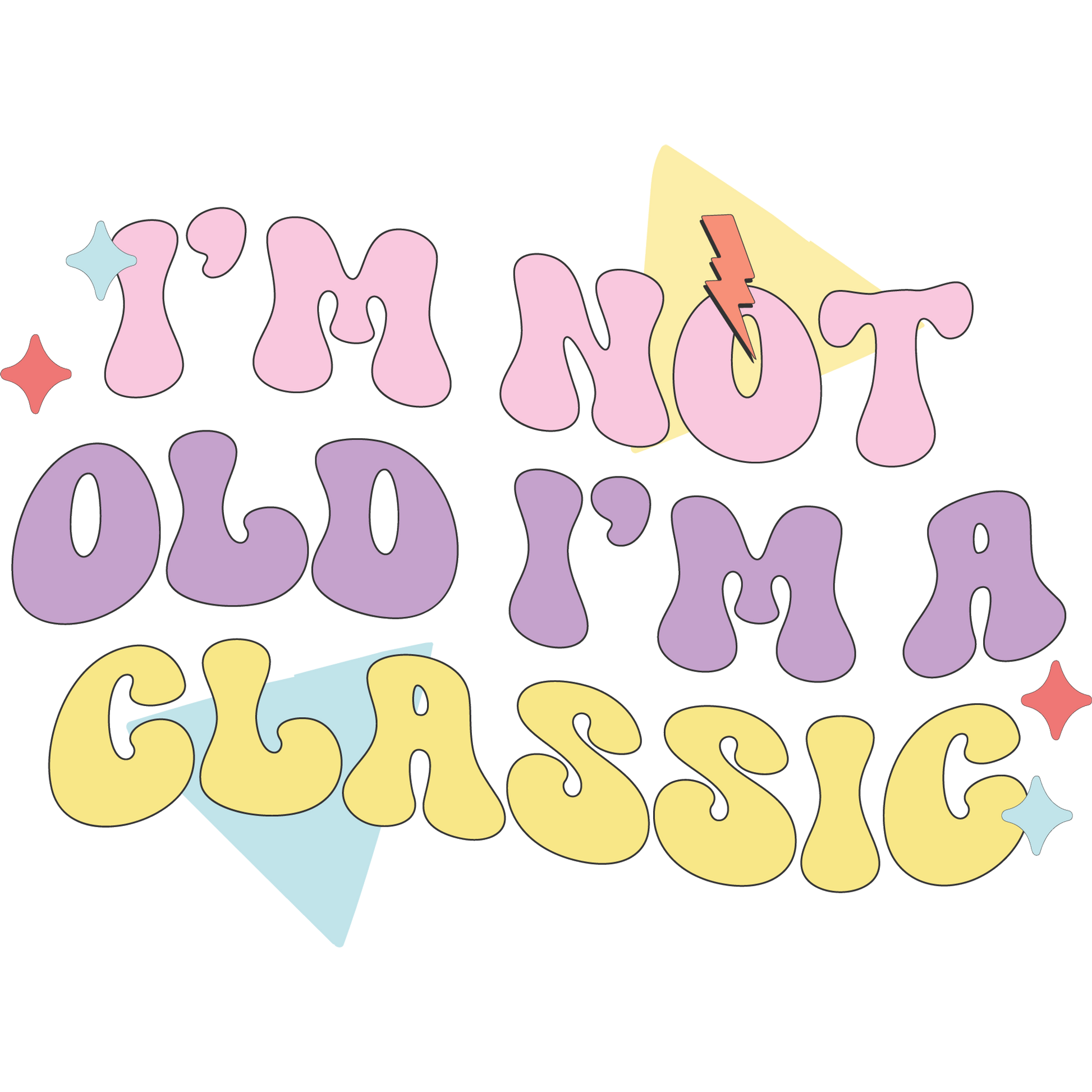 I'm Not Old I'm A Classic Retro Themed Product