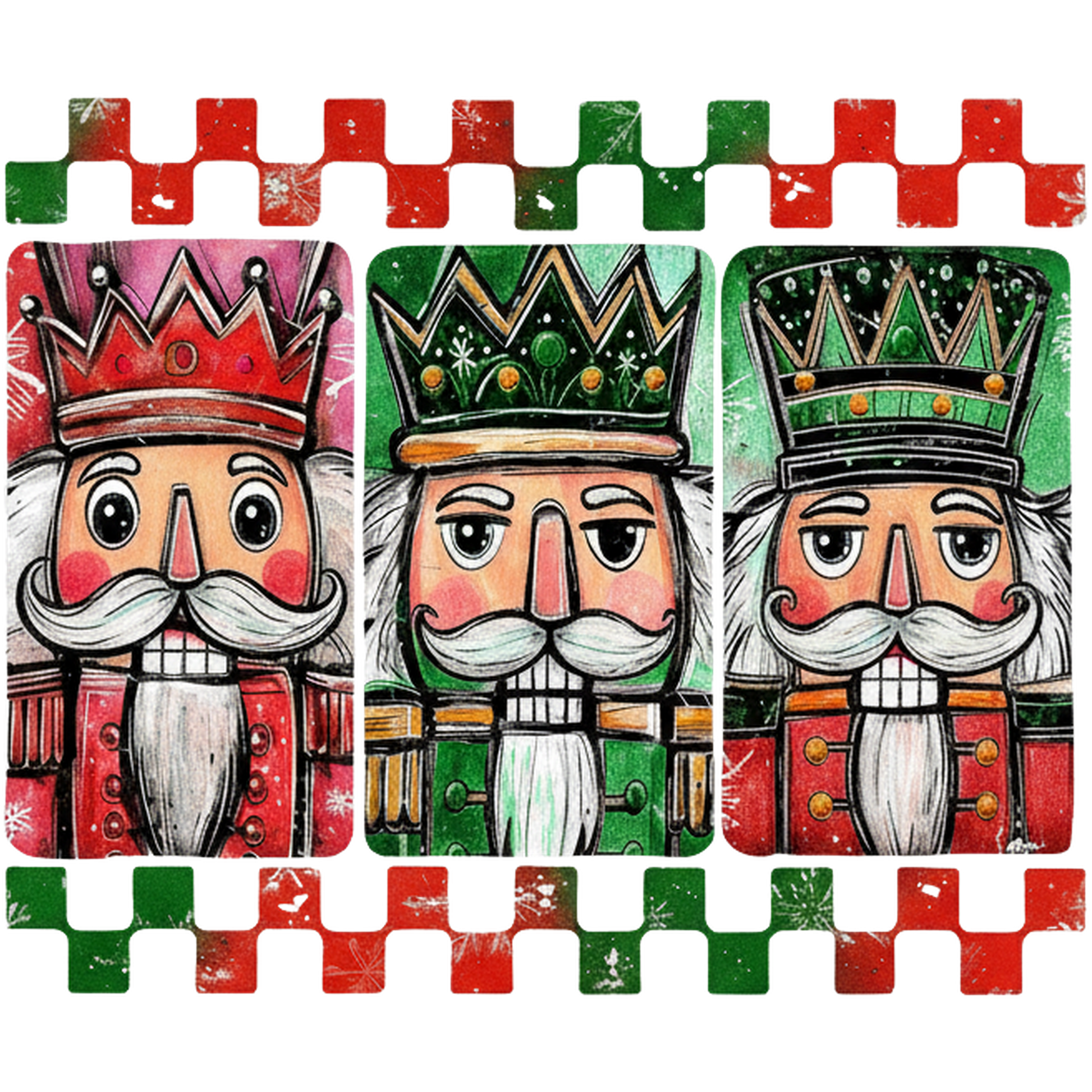 Colorful Nutcracker Themed Art for All Seasons