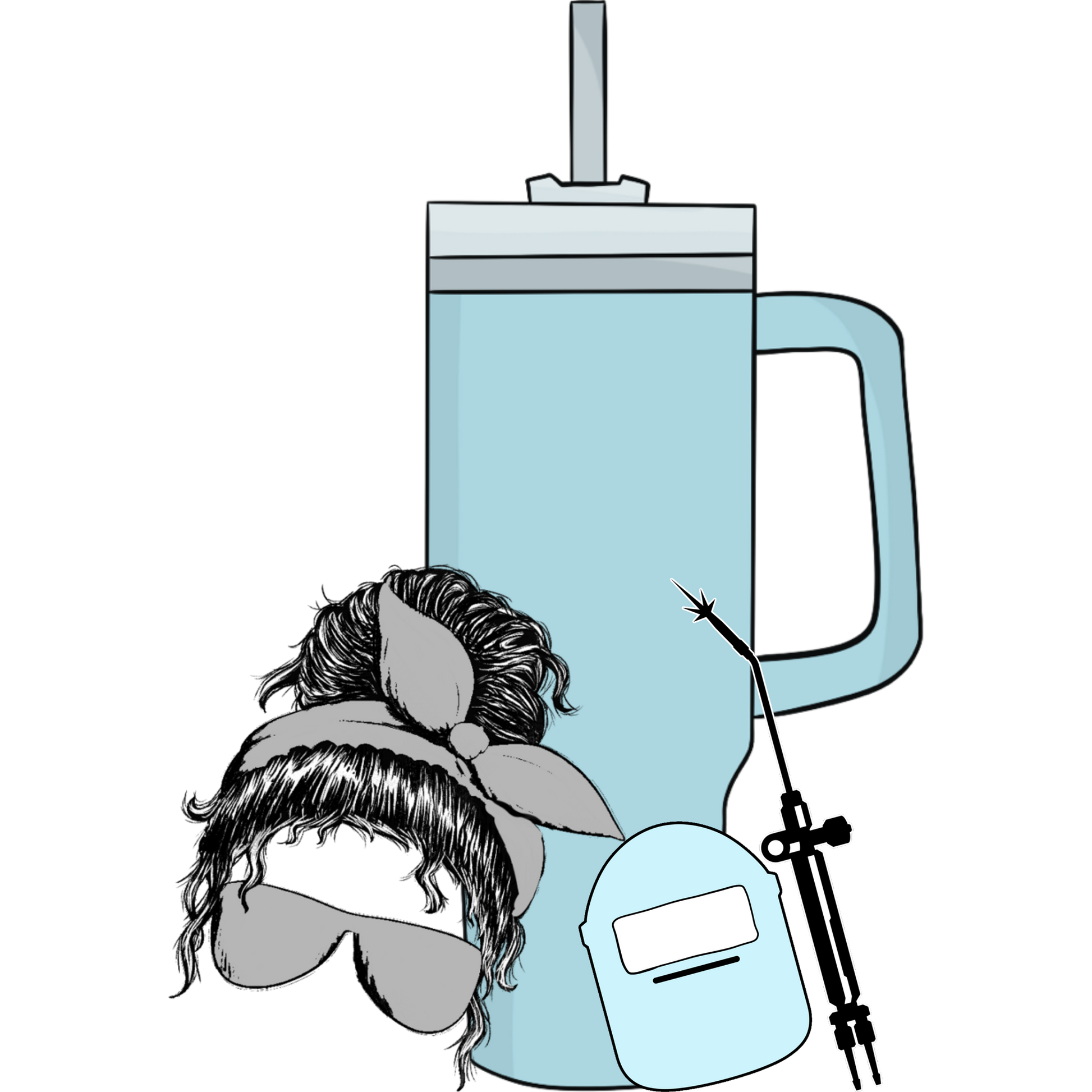 Trendy Insulated Travel Mug with Fun Accessories