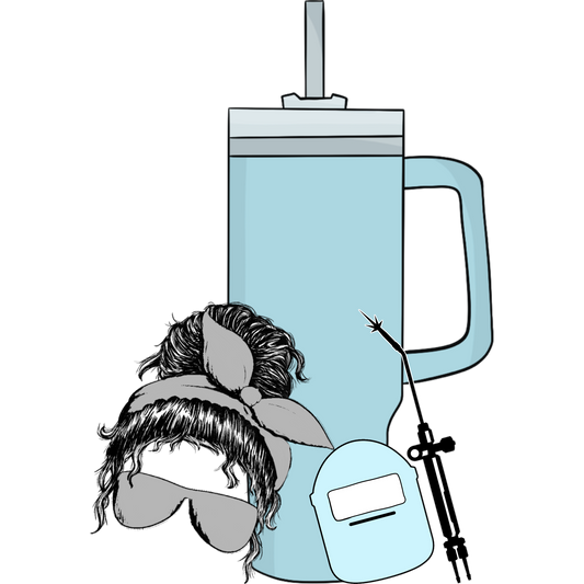 Trendy Insulated Travel Mug with Fun Accessories