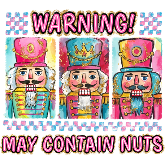 Colorful Nutcracker Warning May Contain Nuts product