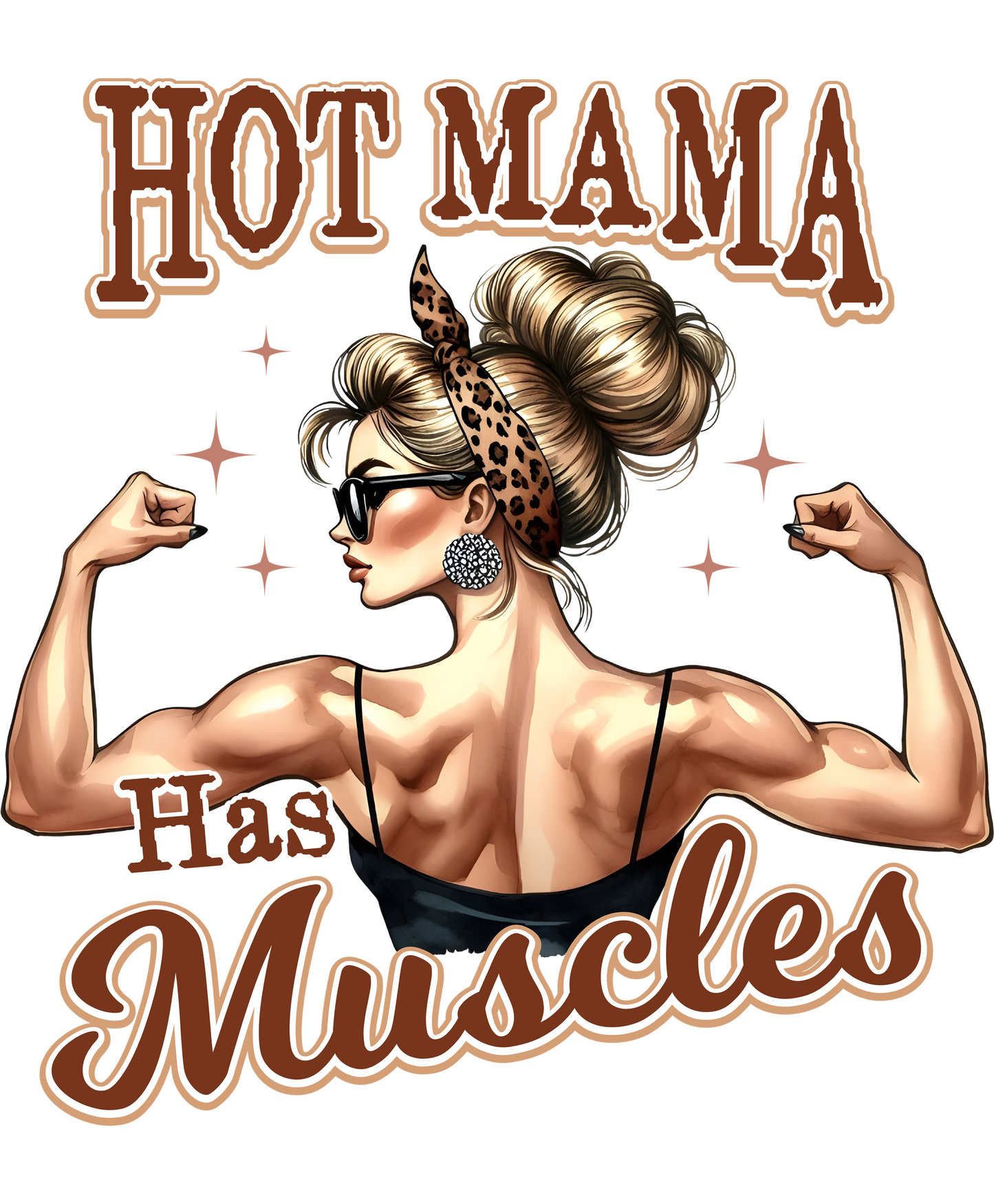 Hot Mama Has Muscles Tank Top Perfect for Fitness