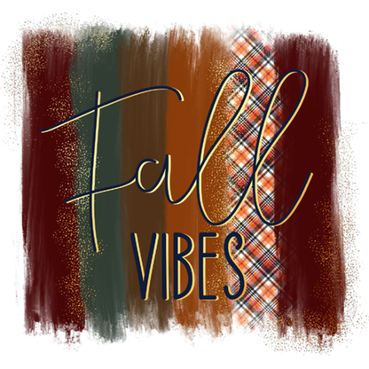 Fall Vibes Design Colorful Seasonal Artwork
