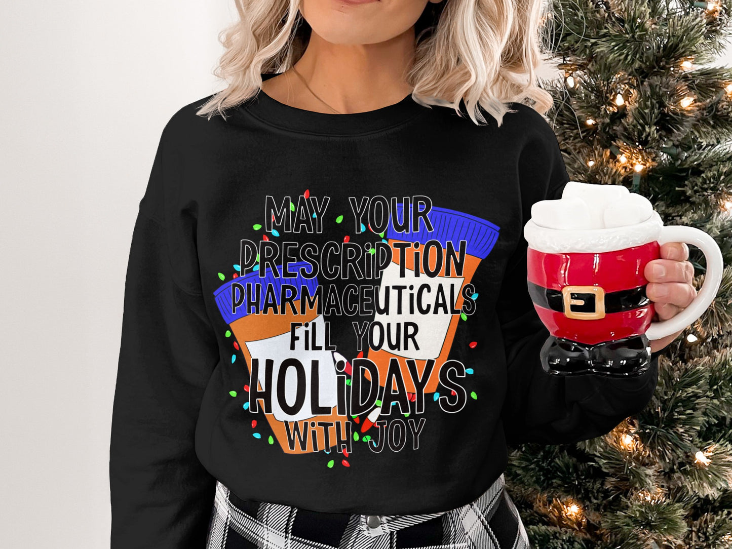 Holidays Joy Prescription Pharmaceuticals Shirt