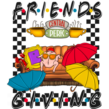 Fun Friendsgiving Celebrations Graphic Design Shirt