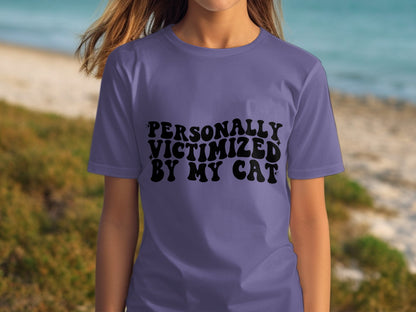 Personally Victimized By My Cat Graphic T-Shirt