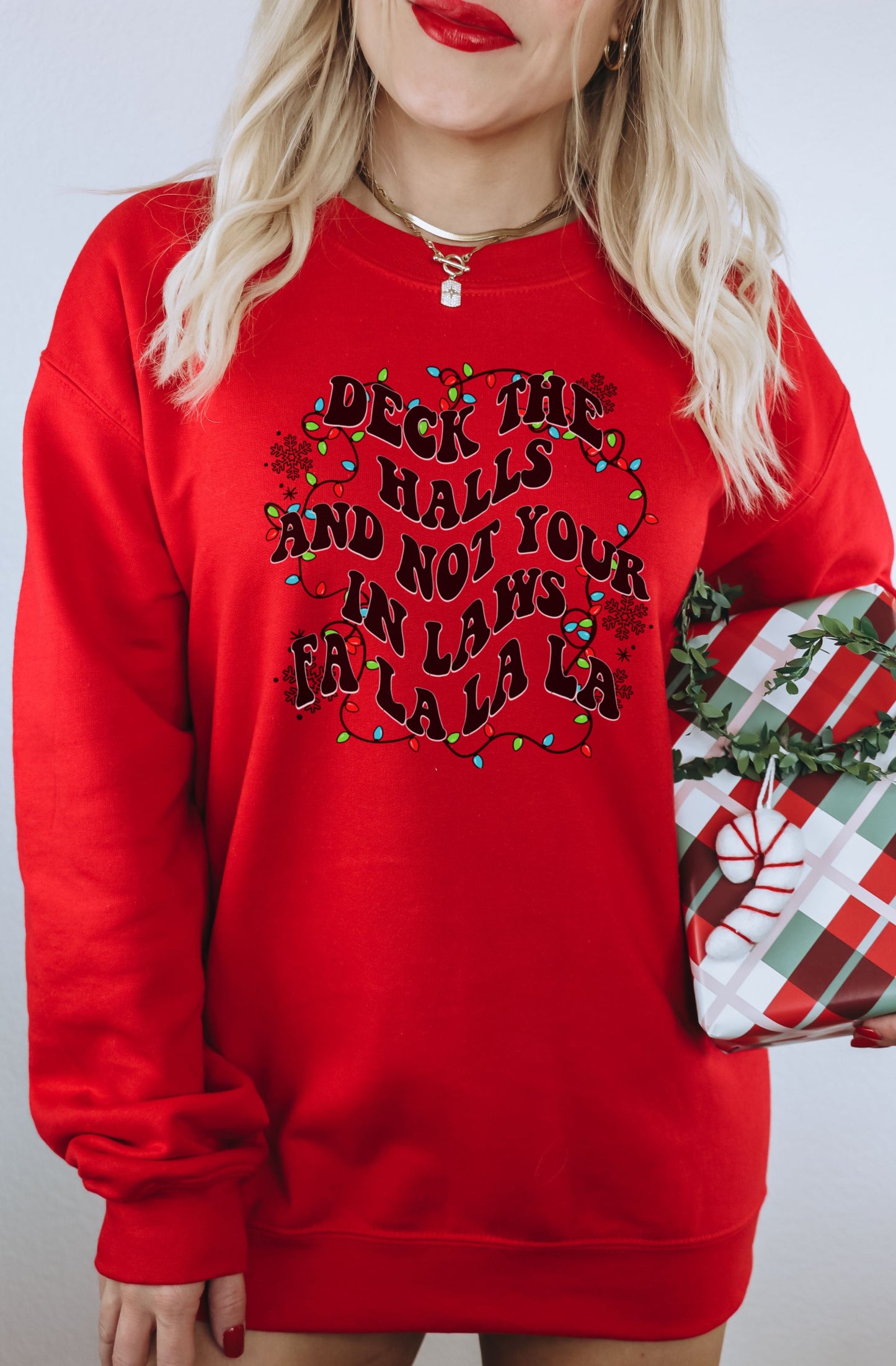 Deck The Halls And Not Your In Laws Fun Holiday Sweater