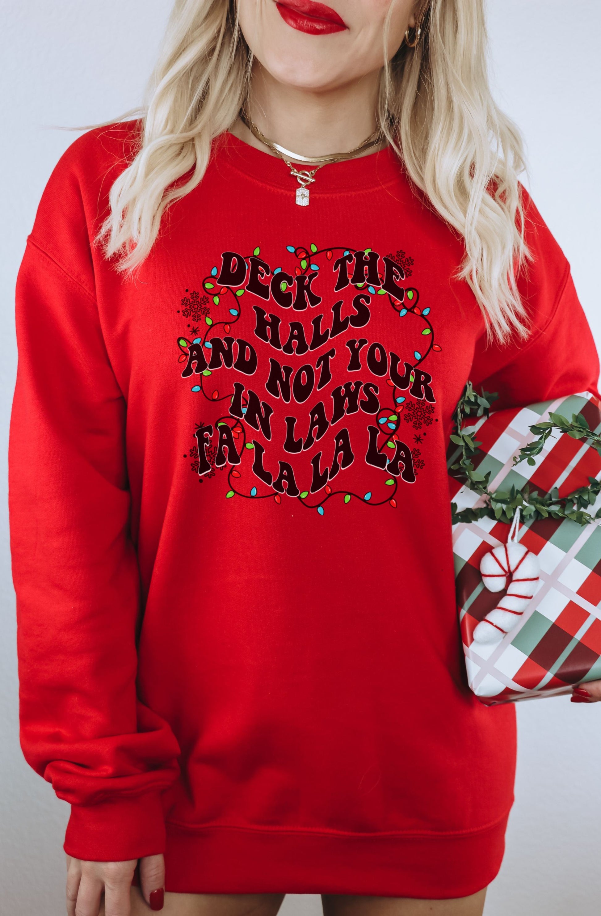 Deck The Halls And Not Your In Laws Fun Holiday Sweater
