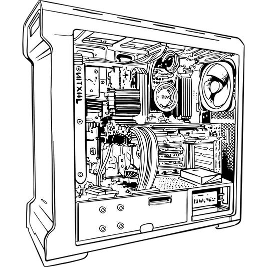 Advanced Gaming PC Case with Efficient Cooling System
