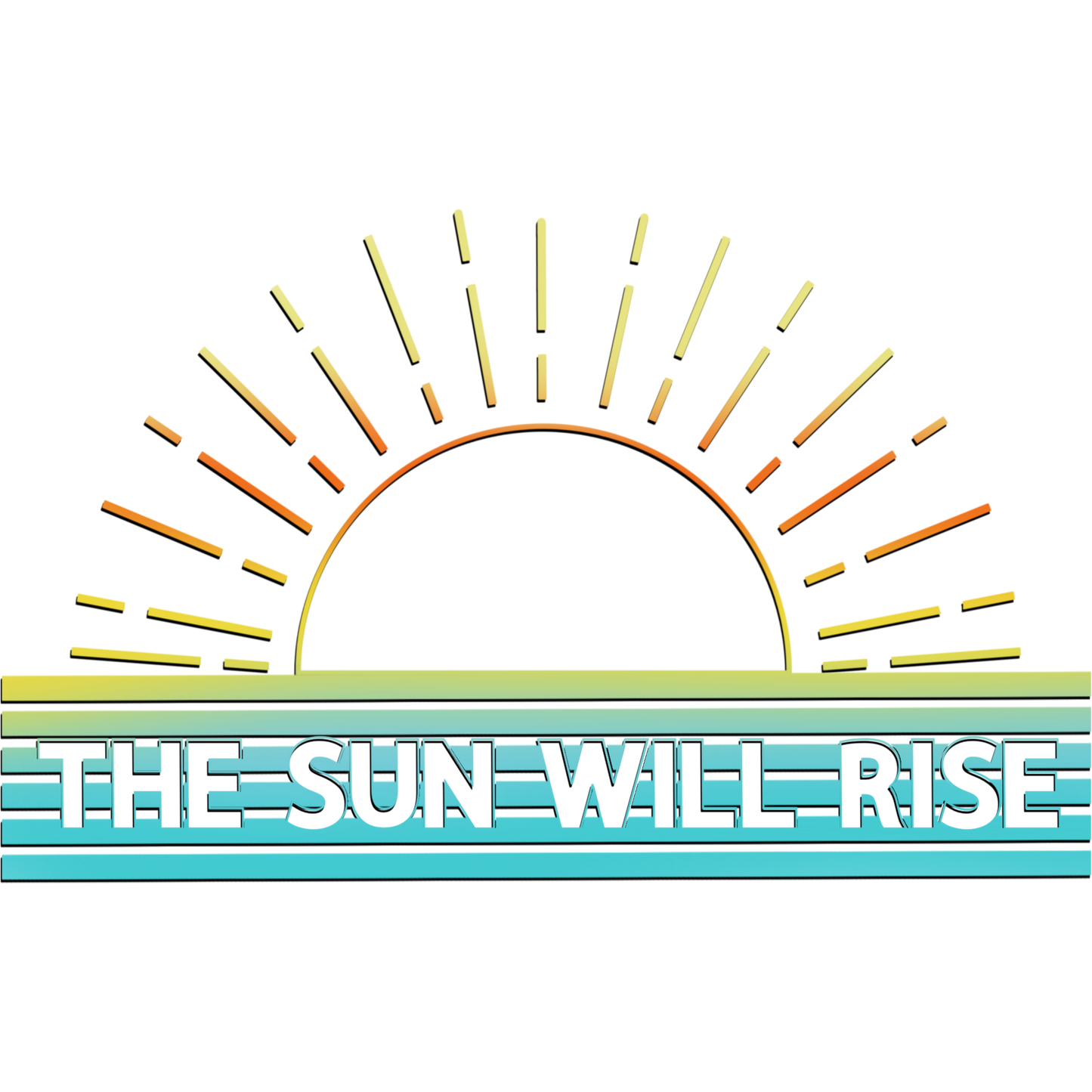 The Sun Will Rise Inspirational Wall Art Decor