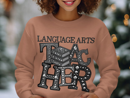 Language Arts Teacher Graphic Sweatshirt product