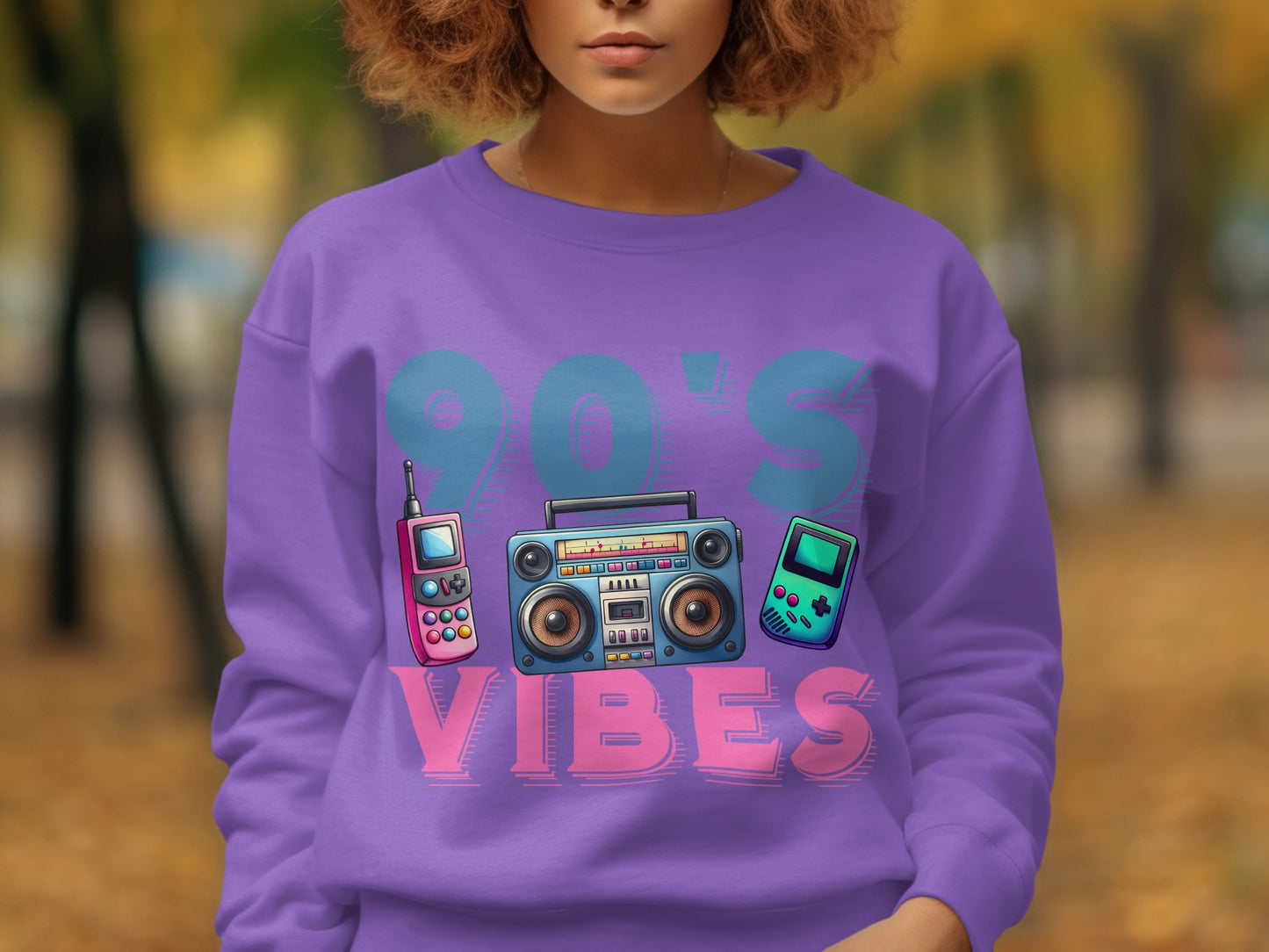 Retro 90's Vibes Graphic Unisex Sweatshirt