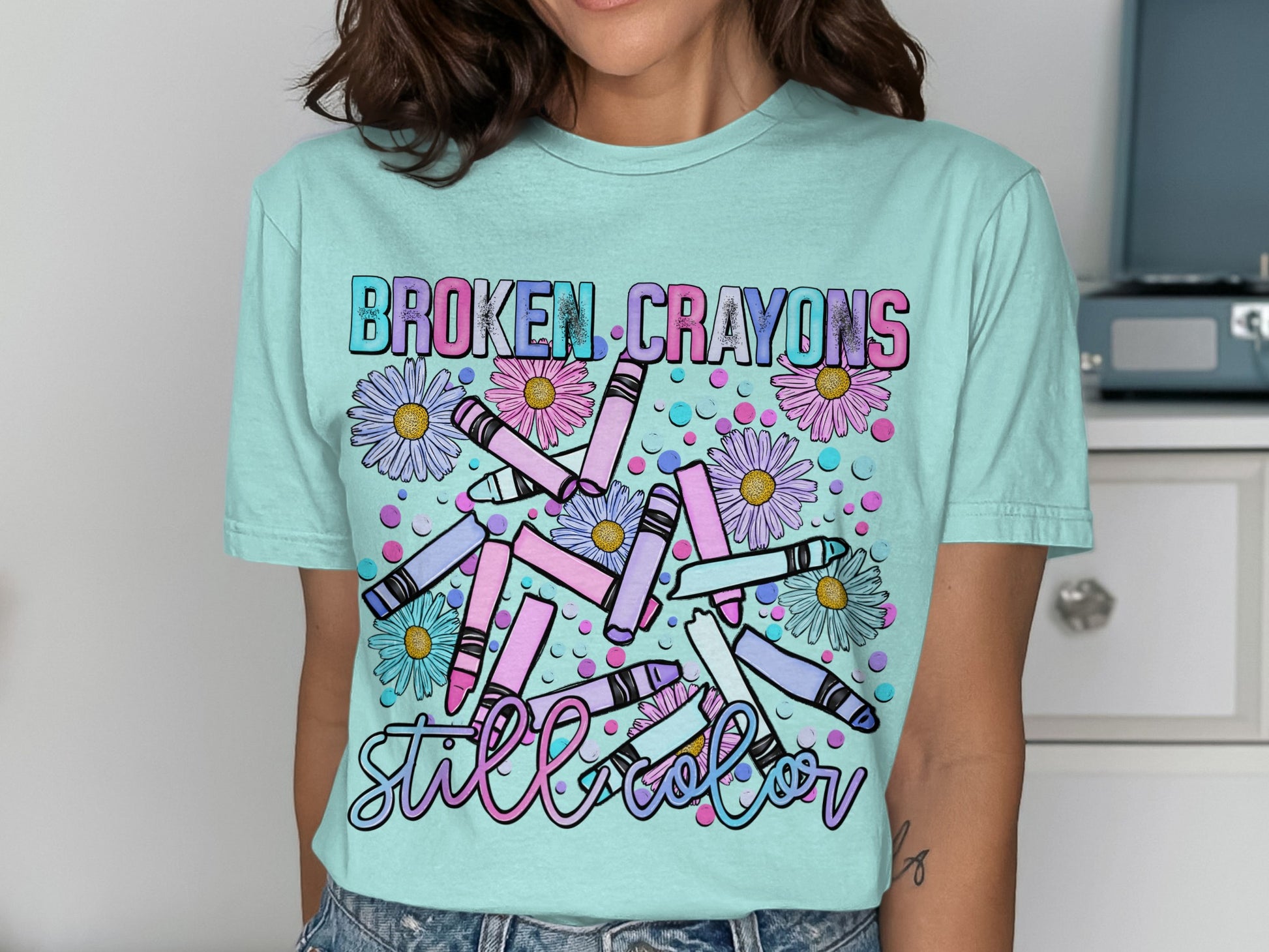 Broken Crayons Still Color Nature T-Shirt