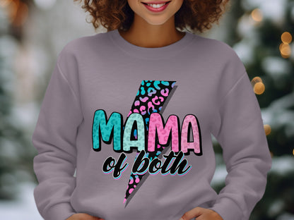 Mama of Both Graphic Sweatshirt