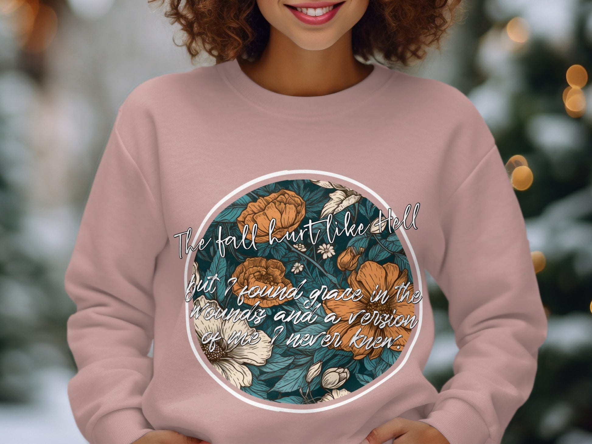 Fall Hurt Like Hell But Found Peace Version Sweatshirt