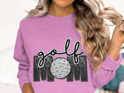Golf Mom Sweatshirt Perfect for Proud Moms