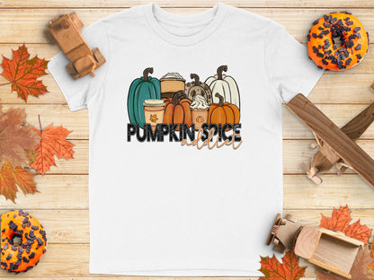 Pumpkin Spice Autumn Graphic Tee Shirt Product