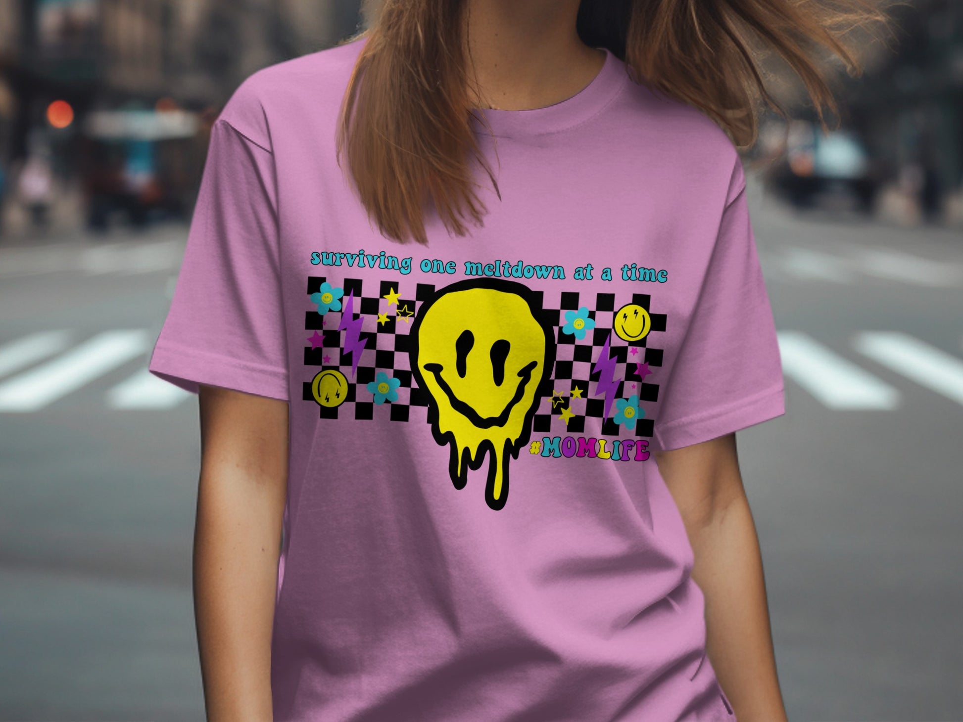 Surviving One Meltdown at a Time Graphic T-shirt
