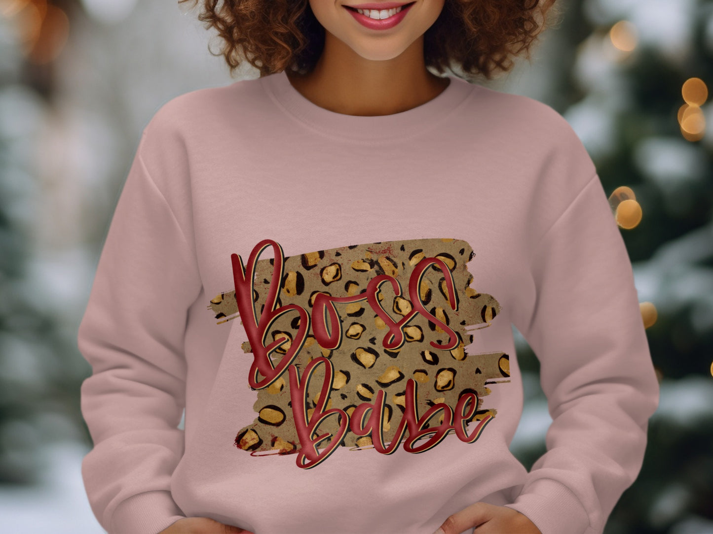 Bo So Babe stylish sweatshirt design blouse