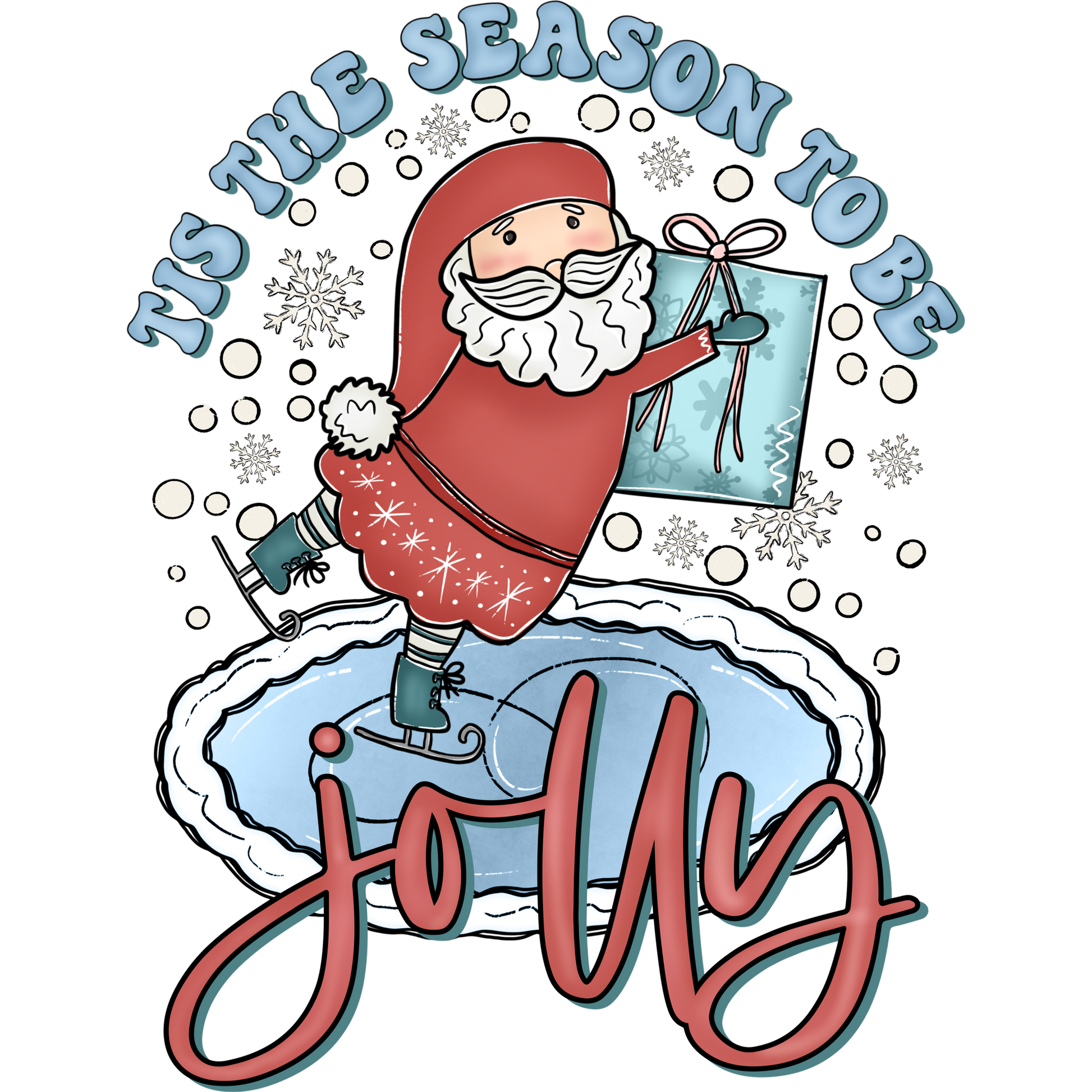 Tis the Season to Be Jolly Christmas Design