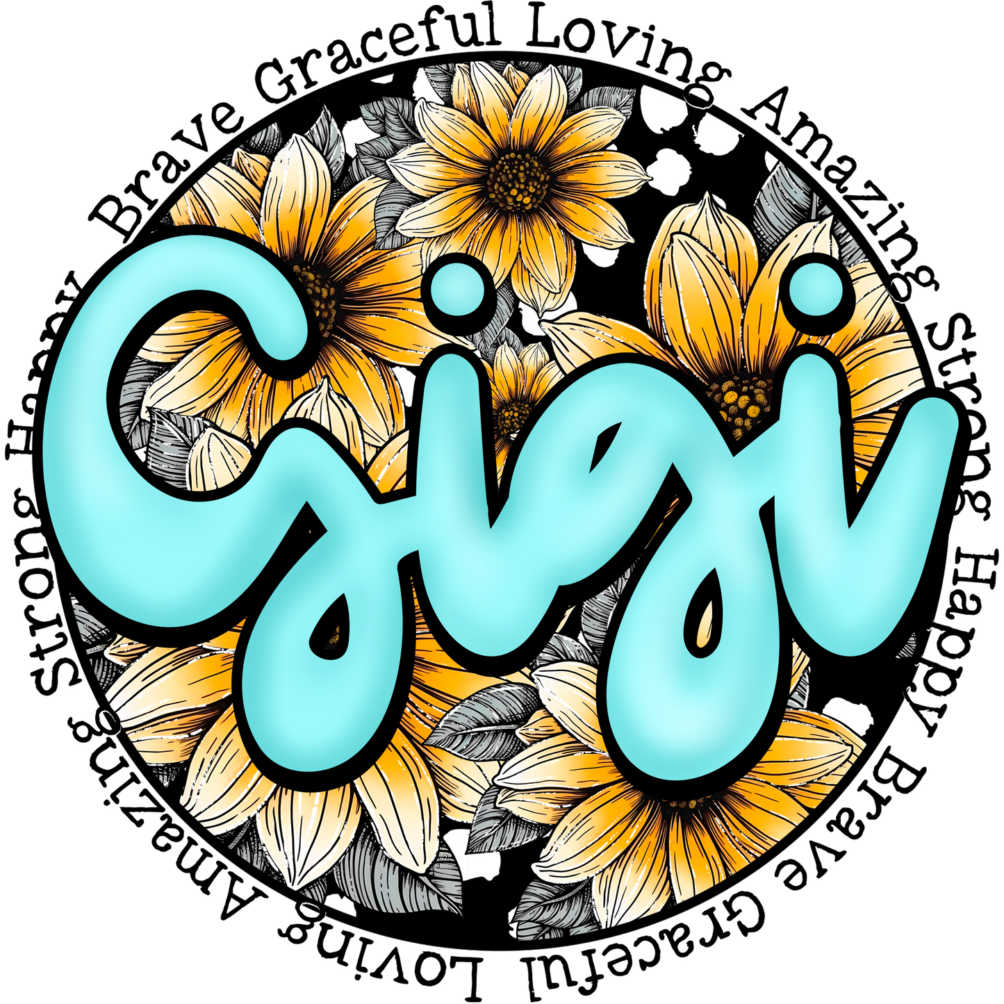 Bold and Colorful Floral Design Gigi Product