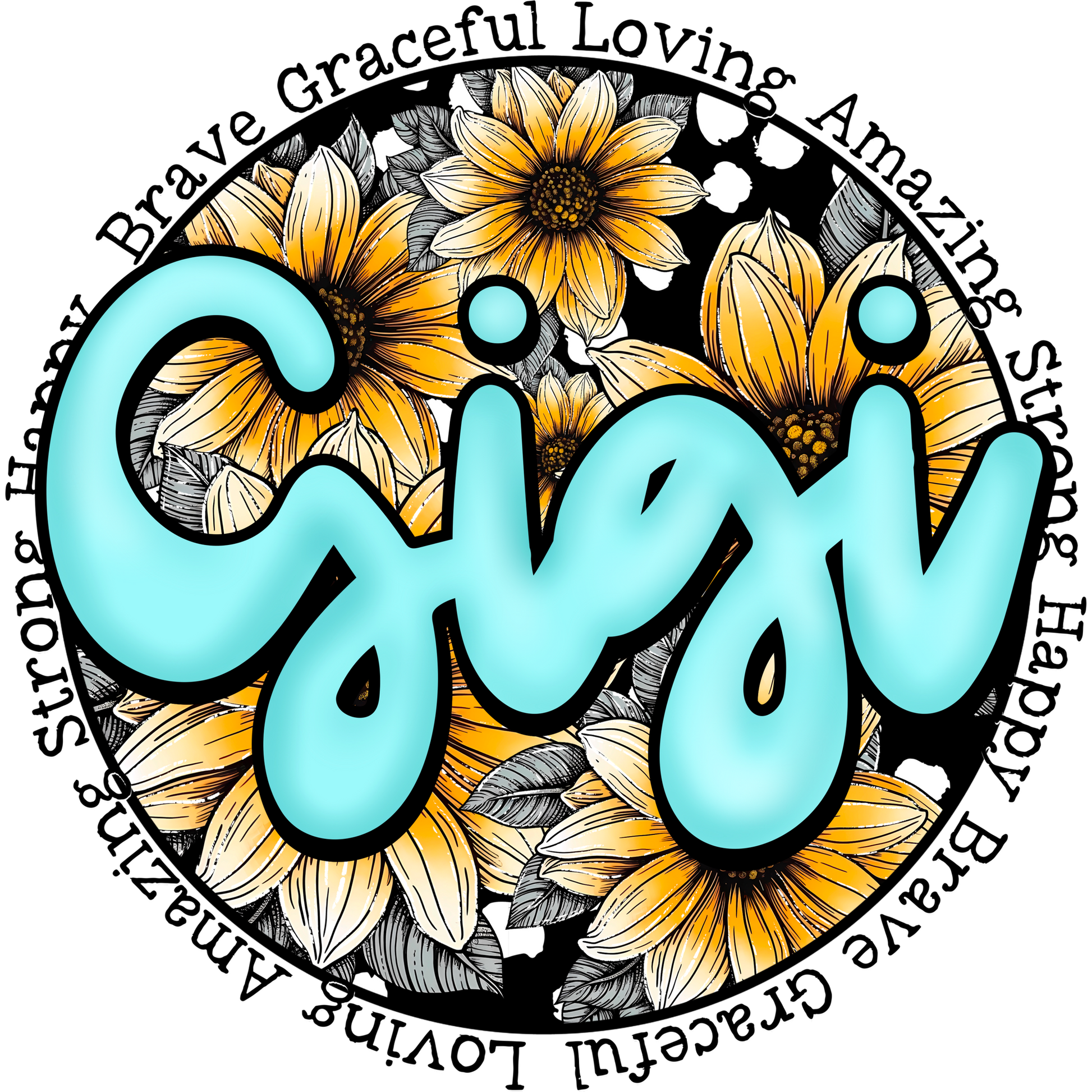 Bold and Colorful Floral Design Gigi Product