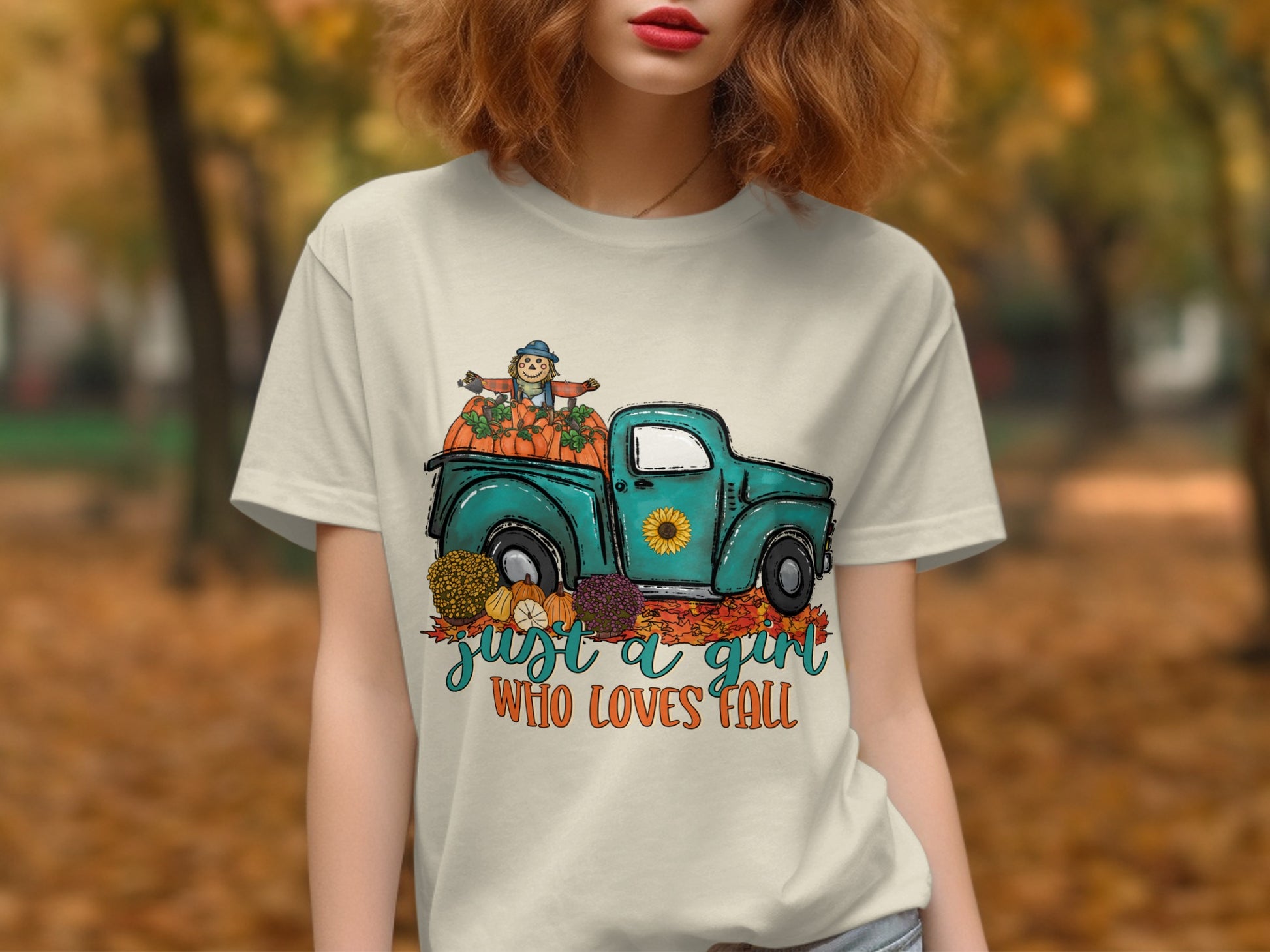 Just a girl who loves fall t-shirt product