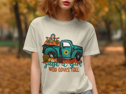 Just a girl who loves fall t-shirt product