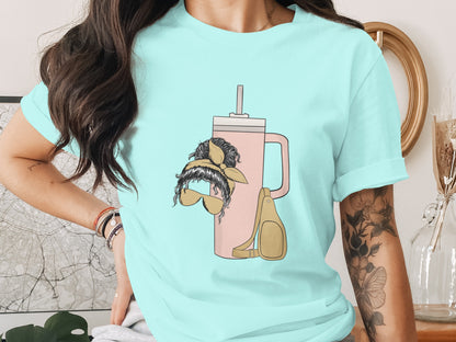 Unique Shirt with Whimsical Character Illustration
