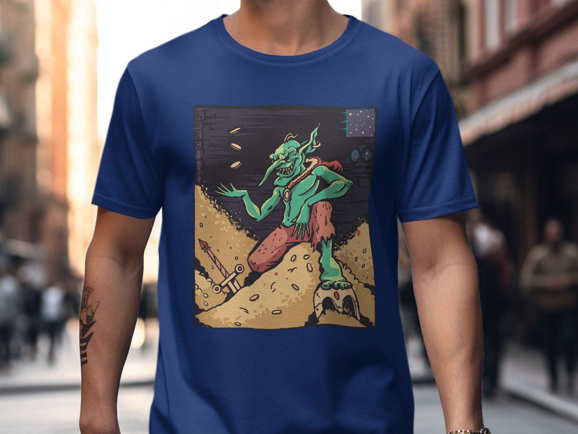 Fantasy Creature Illustration Graphic T-Shirt