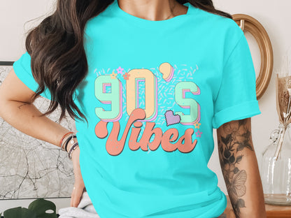 Retro 90's Vibes Graphic Tee Shirt