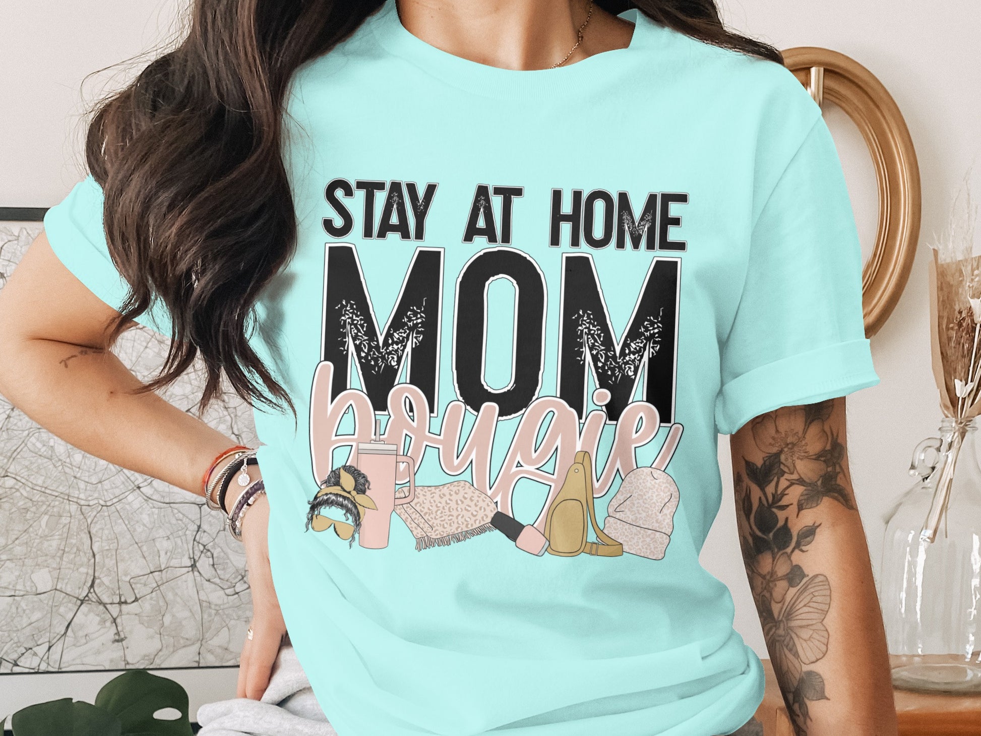 Stay at Home Mom Bougie Graphic T-Shirt