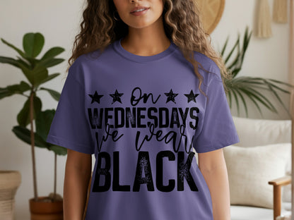 On Wednesdays We Wear Black Graphic Tee
