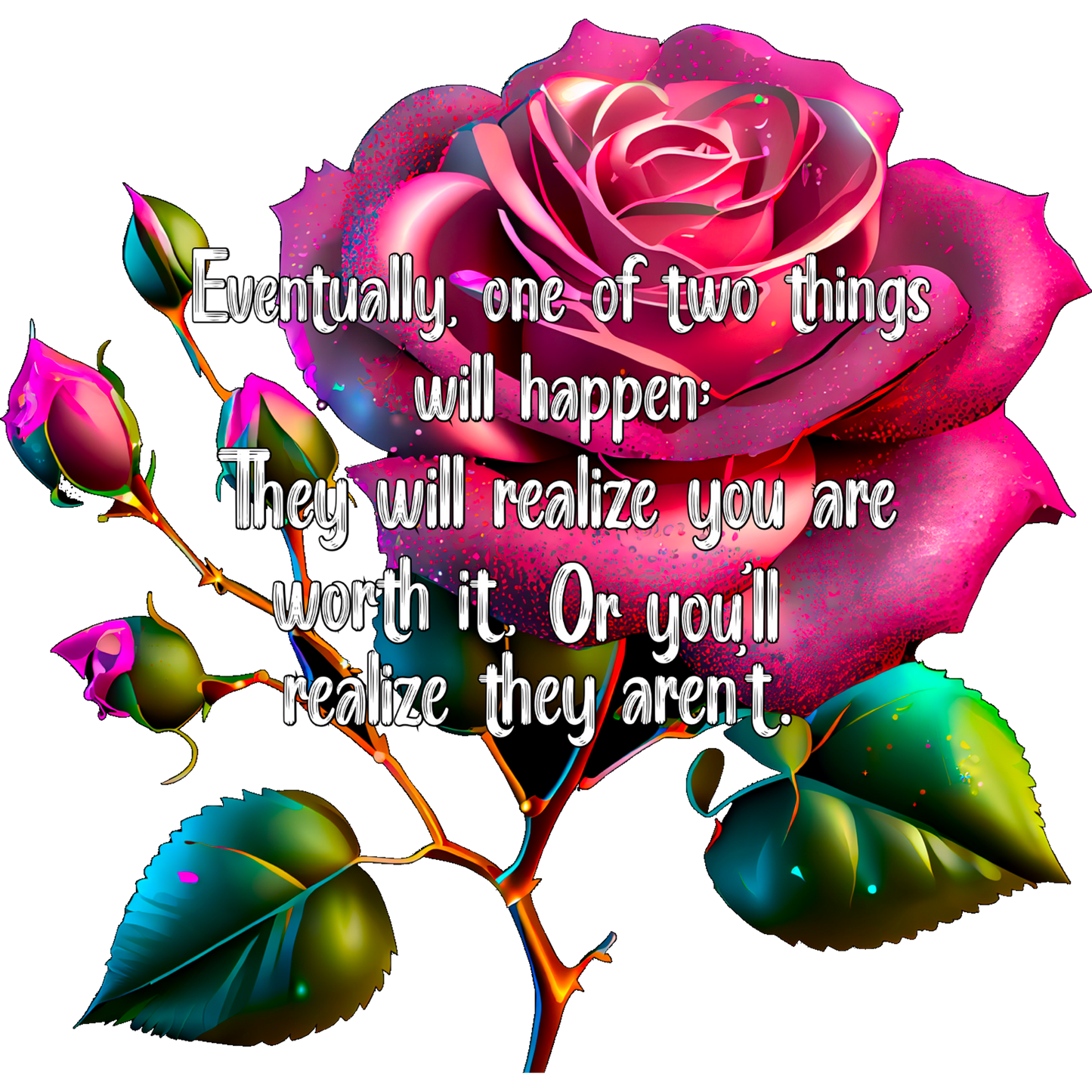 Eventually One Of Two Things Will Happen Poster
