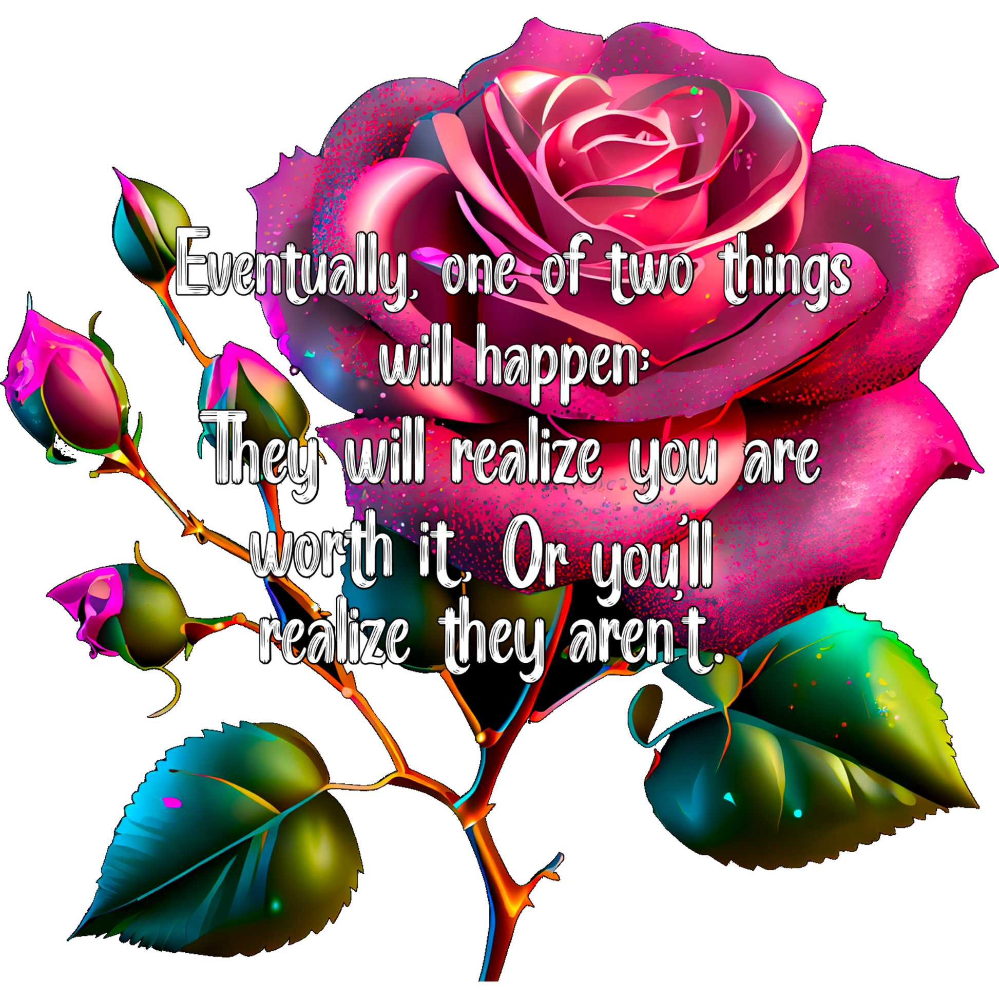 Eventually One Of Two Things Will Happen Poster