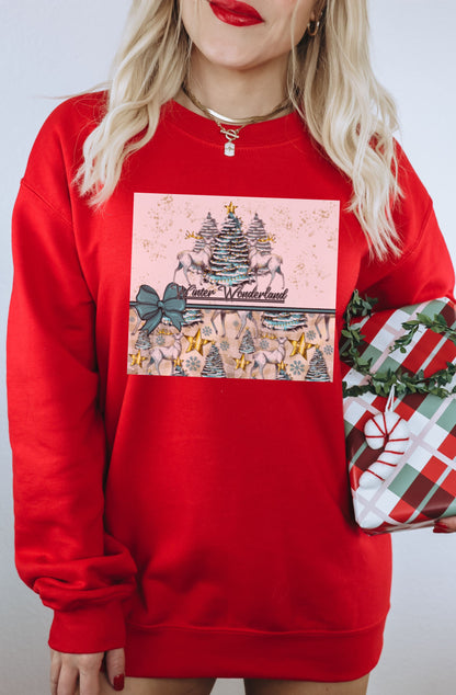 Festive Christmas Sweater with Cute Animal Design