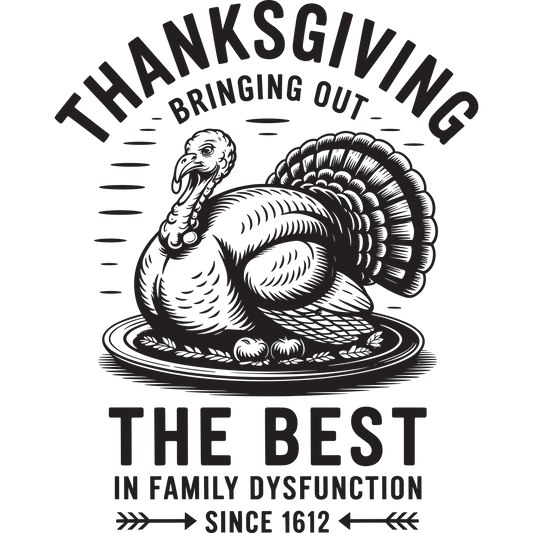 Funny Thanksgiving Dysfunction Humor Product Design