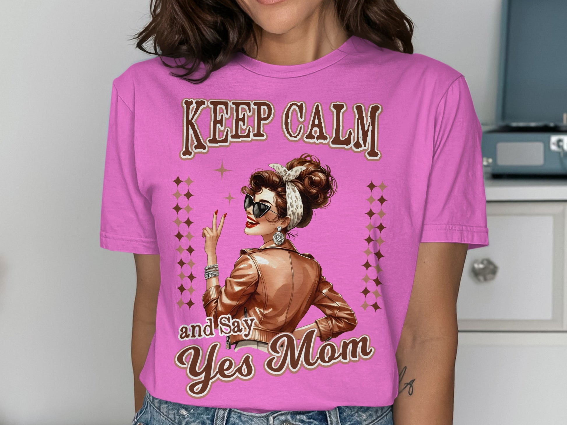 Keep Calm and Say Yes Mom T-Shirt