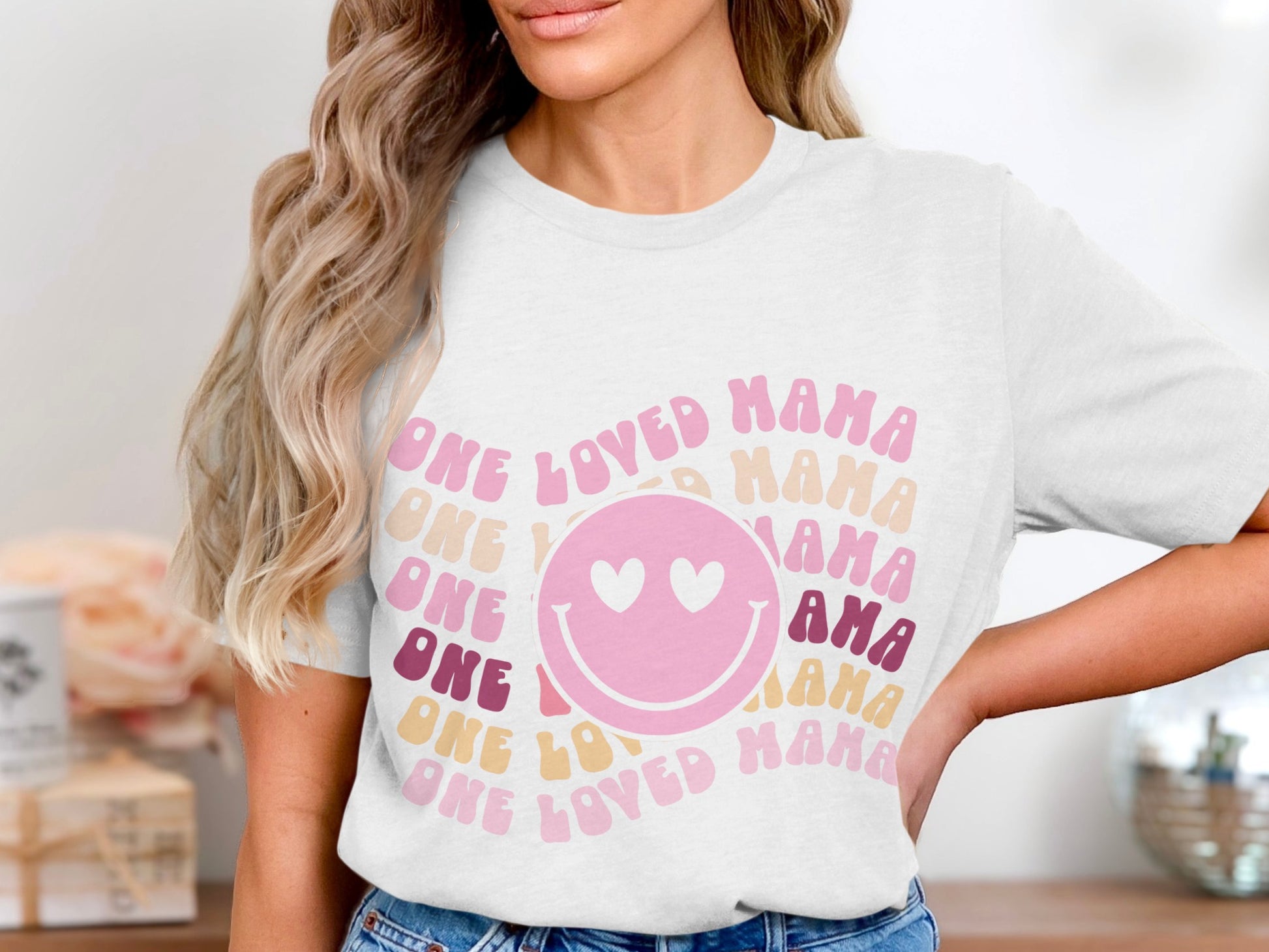 One Loved Mama Graphic Tee for Moms
