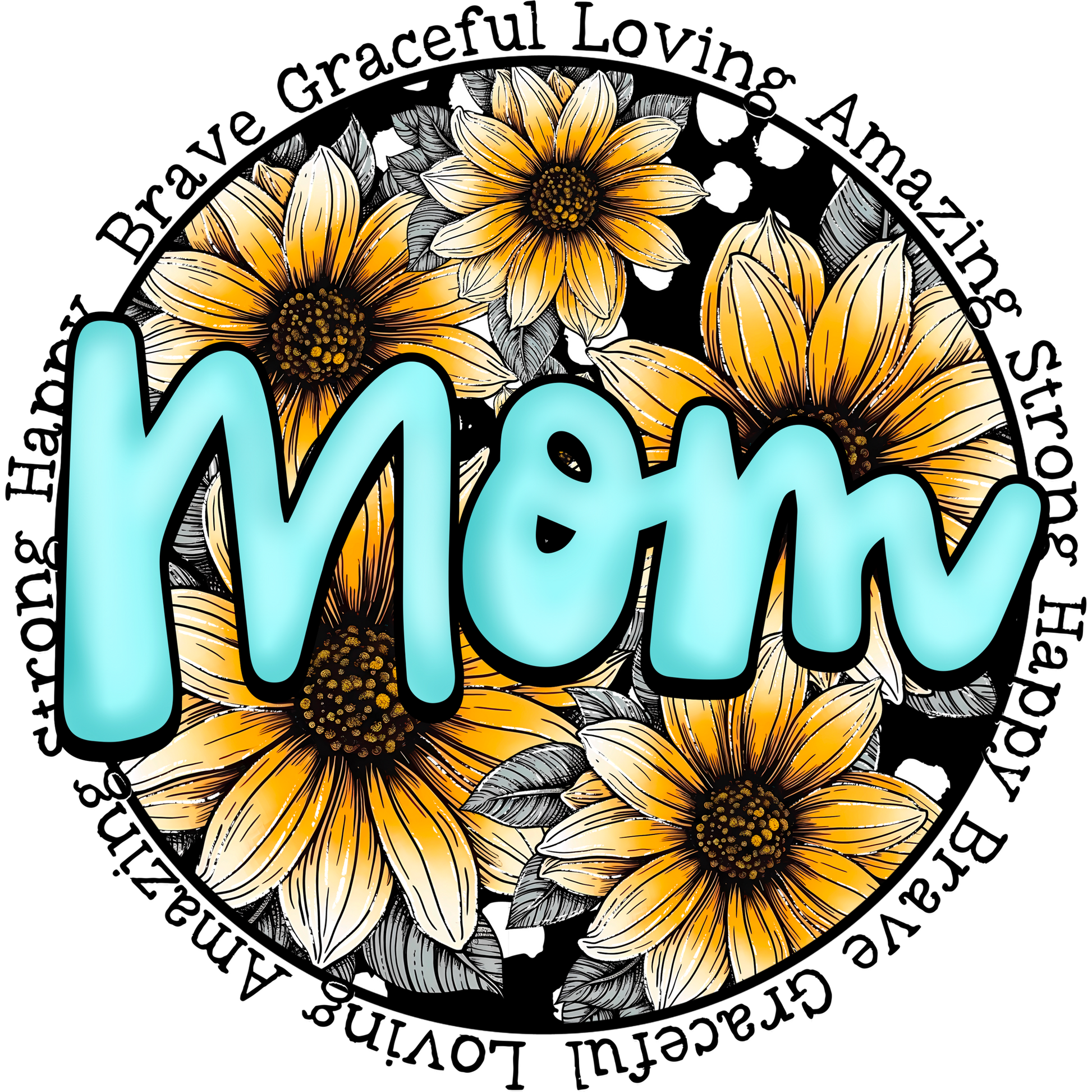 Brave Graceful Loving Amazing Mom Product