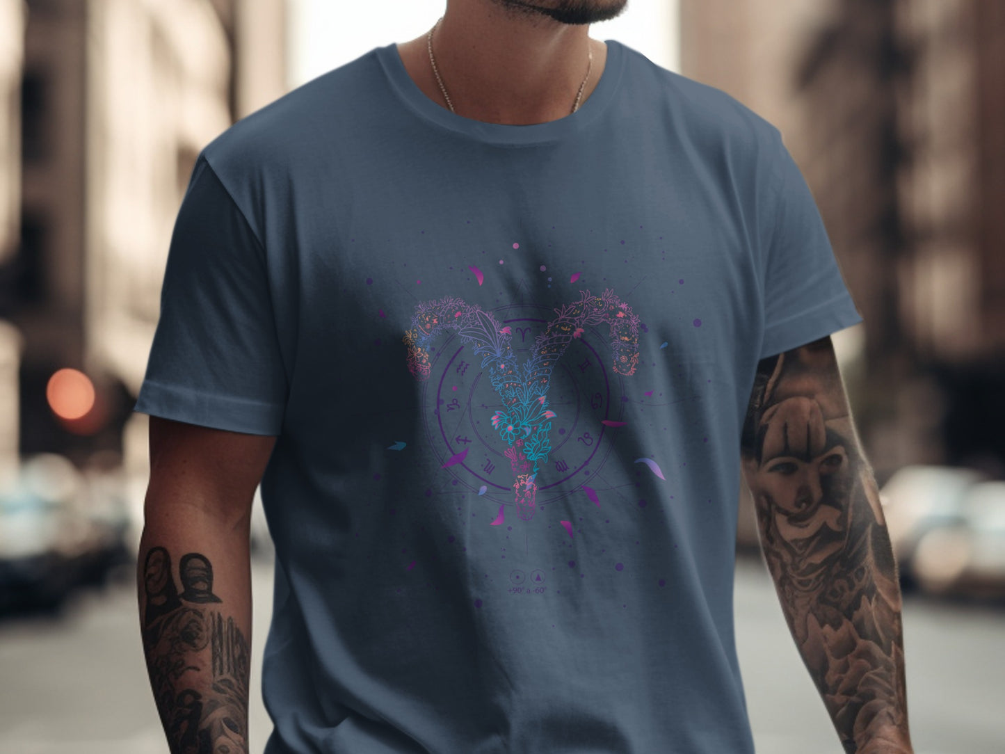 Unique Abstract Art Printed Graphic T-Shirt