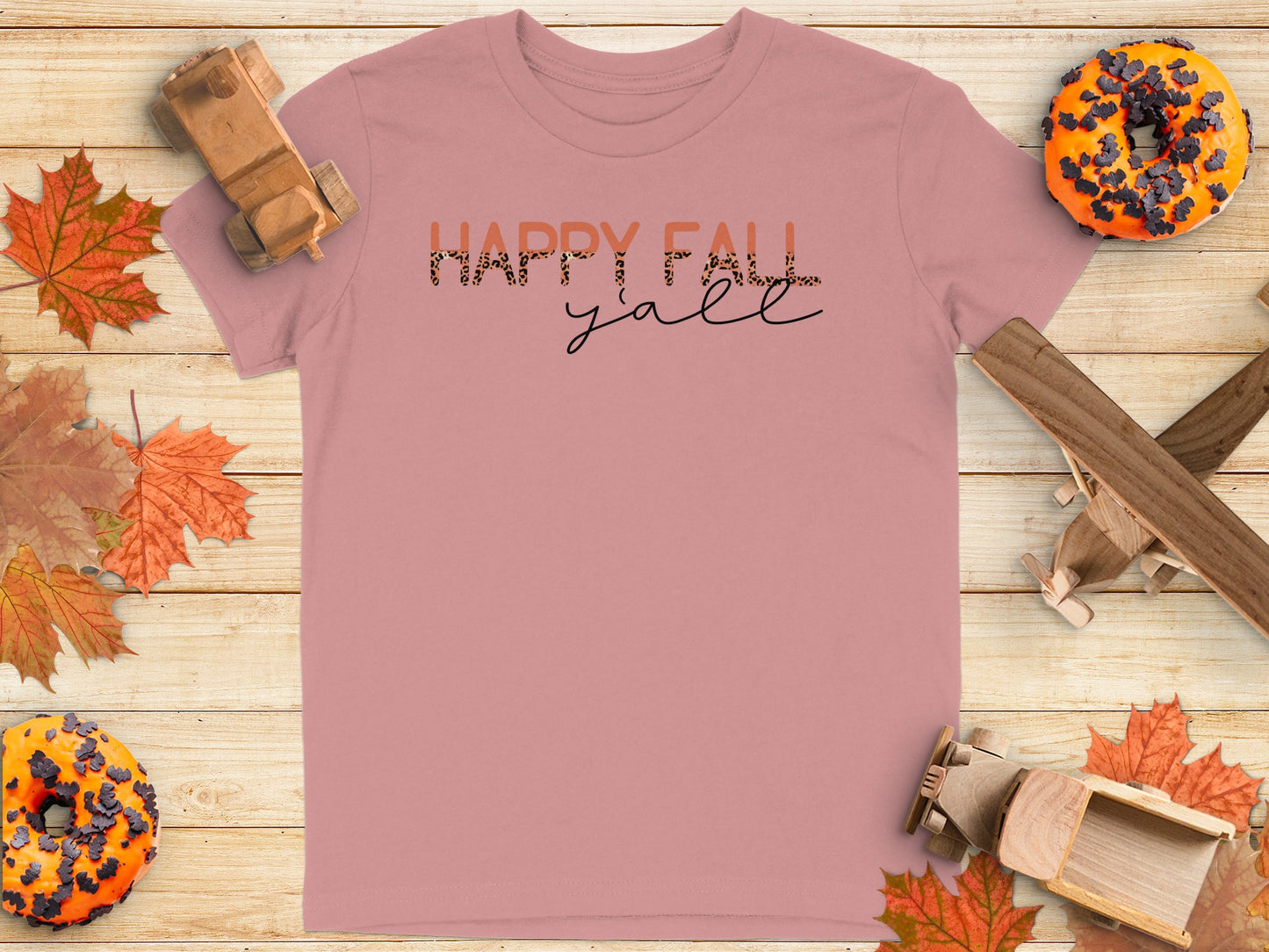 Happy Fall Y'all Seasonal T-shirt for Fall Enthusiasts