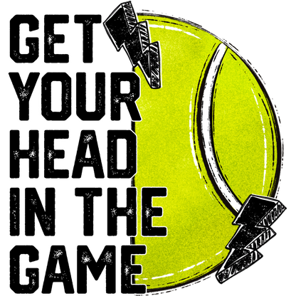 Get Your Head in the Game Motivational Poster