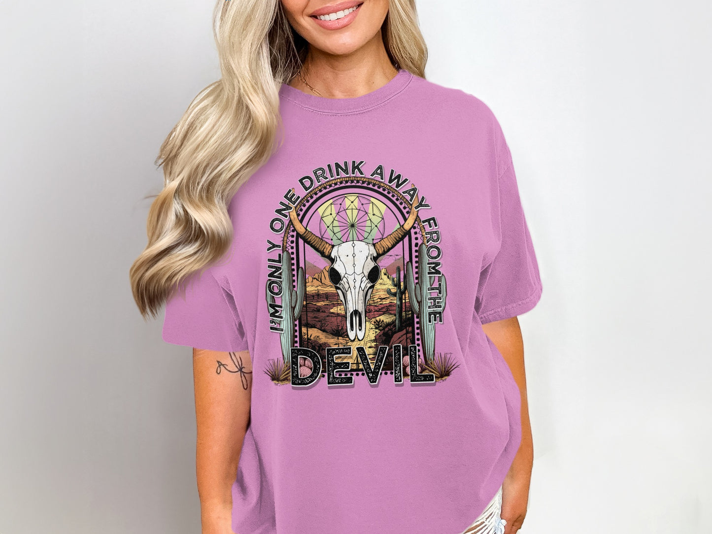 I'm Only One Drink Away From The Devil Shirt