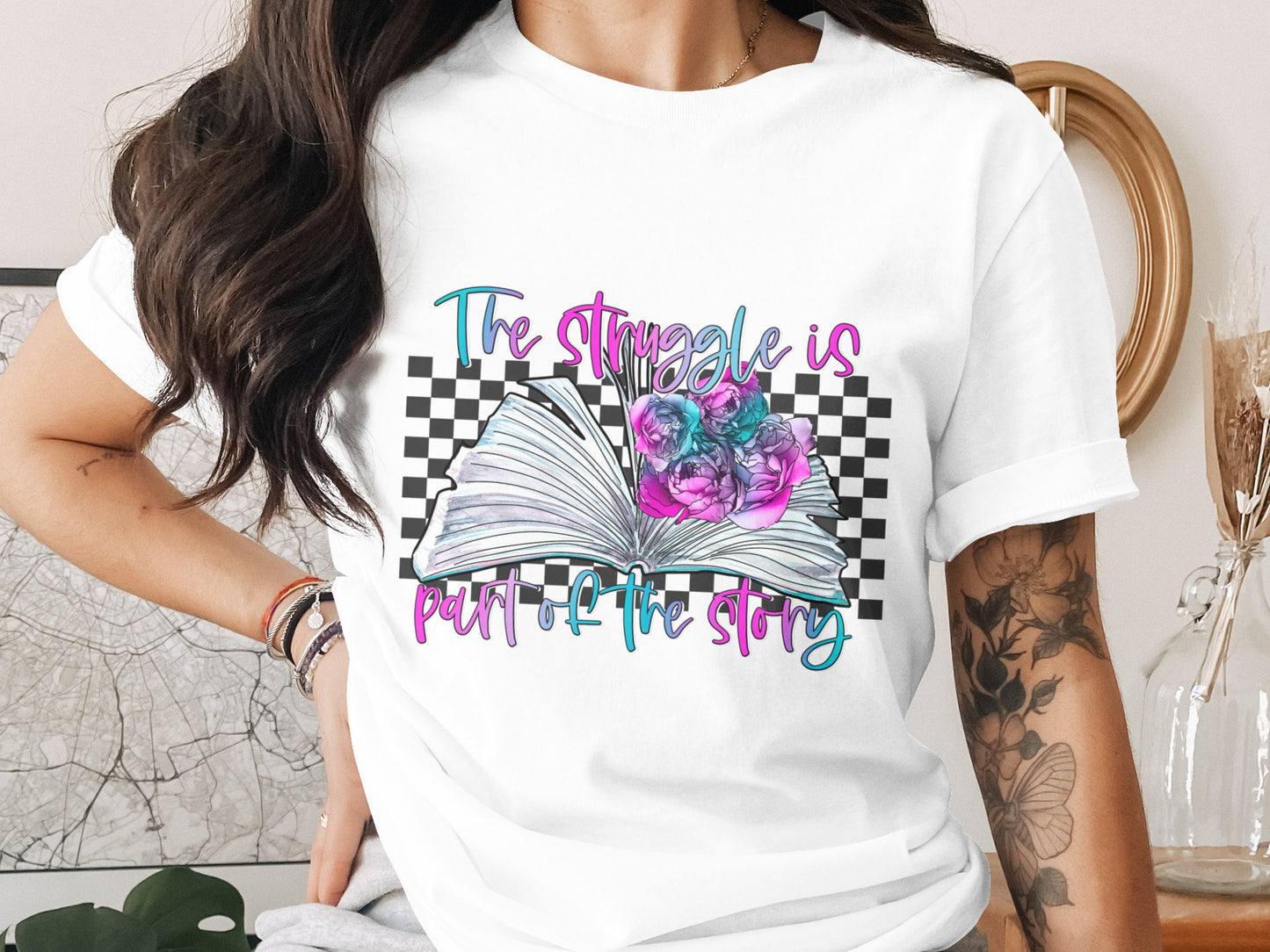 The struggle is part of the story graphic t-shirt
