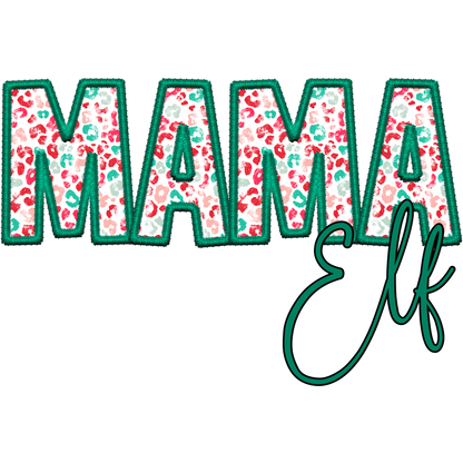 Mama Elf Colorful Seasonal Decorating Product